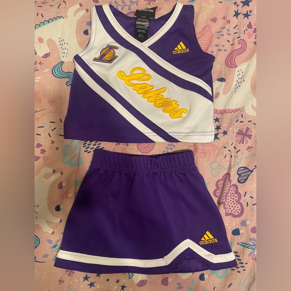 Lakers skirt set